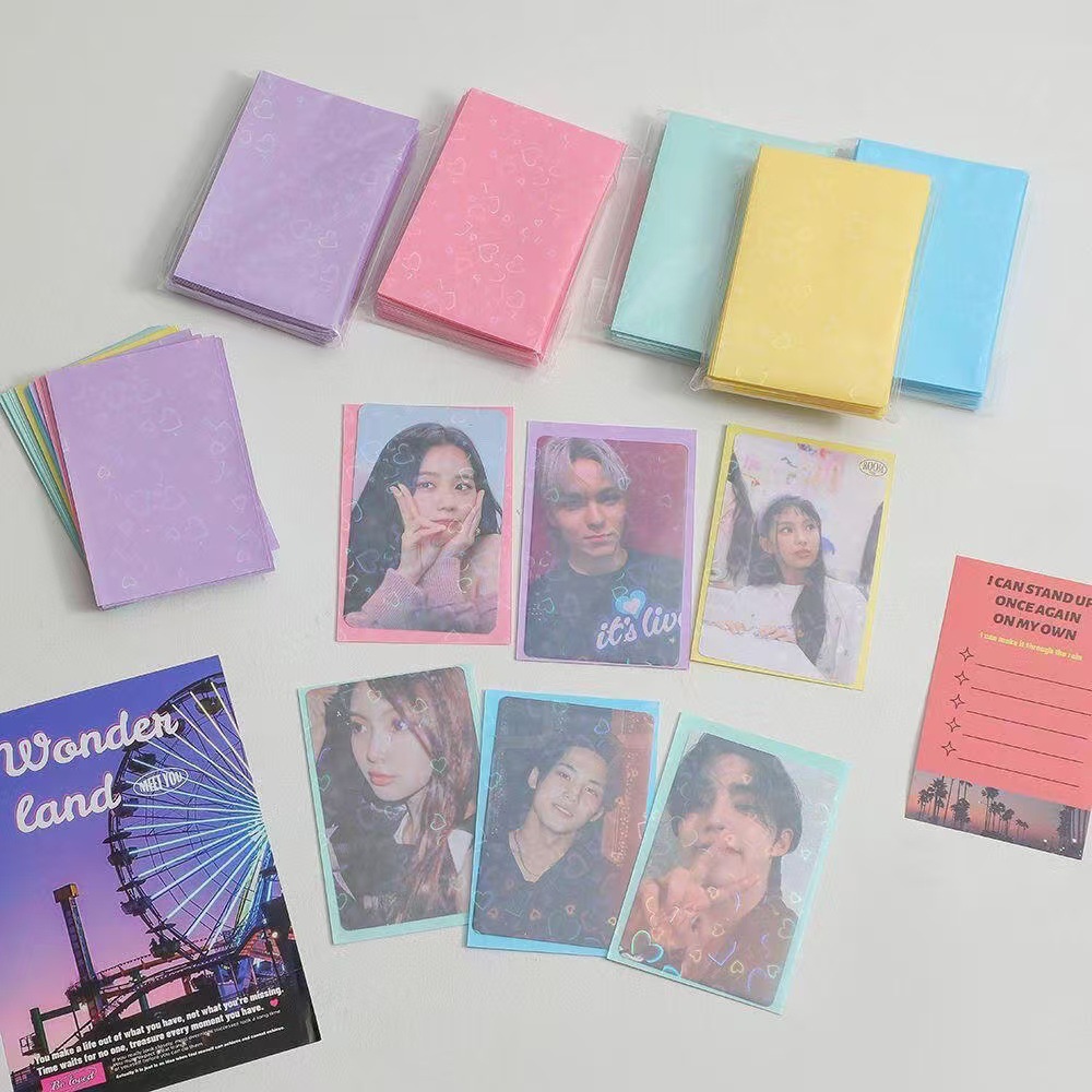 Card Penny Sleeve - 50 قطعة من أغلفة بطاقات PVC