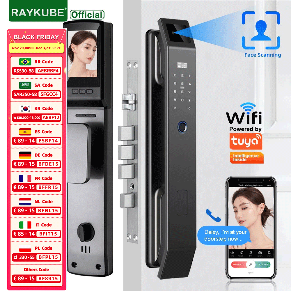 Graded Card Display - RAYKUBE DF14 Tuya WiFi ثلاثية الأبعاد