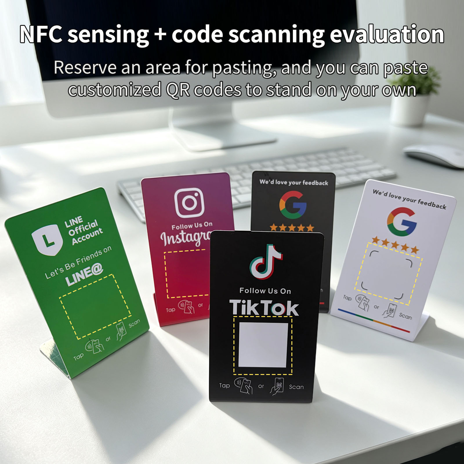 Graded Card Display - حامل بطاقات NTAG215 NFC قابل للبرمجة