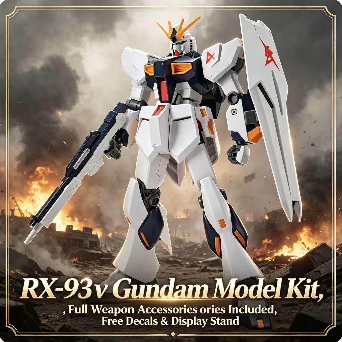 Bandai Model Gundam Hg - 93HG 1/144 طقم نموذج جاندام RX-93