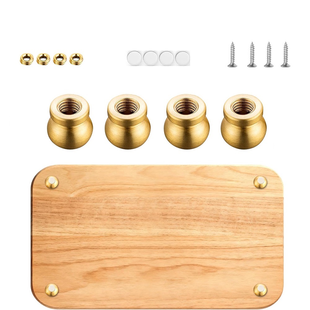 مجموعة من 4 قواعد نحاسية للألو - مراجعة Display Risers Set وسعره