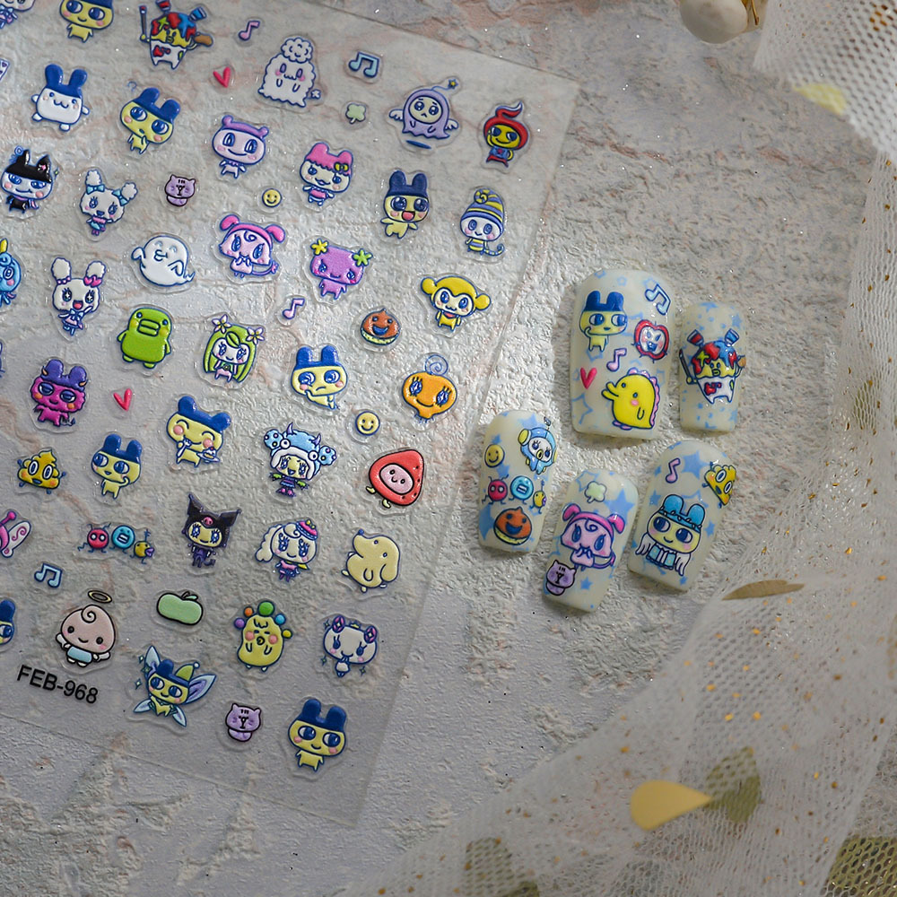 ملصقات أظافر تاماغوتشي ماميتشي - مراجعة Bandai Model Tamagotchi وسعره