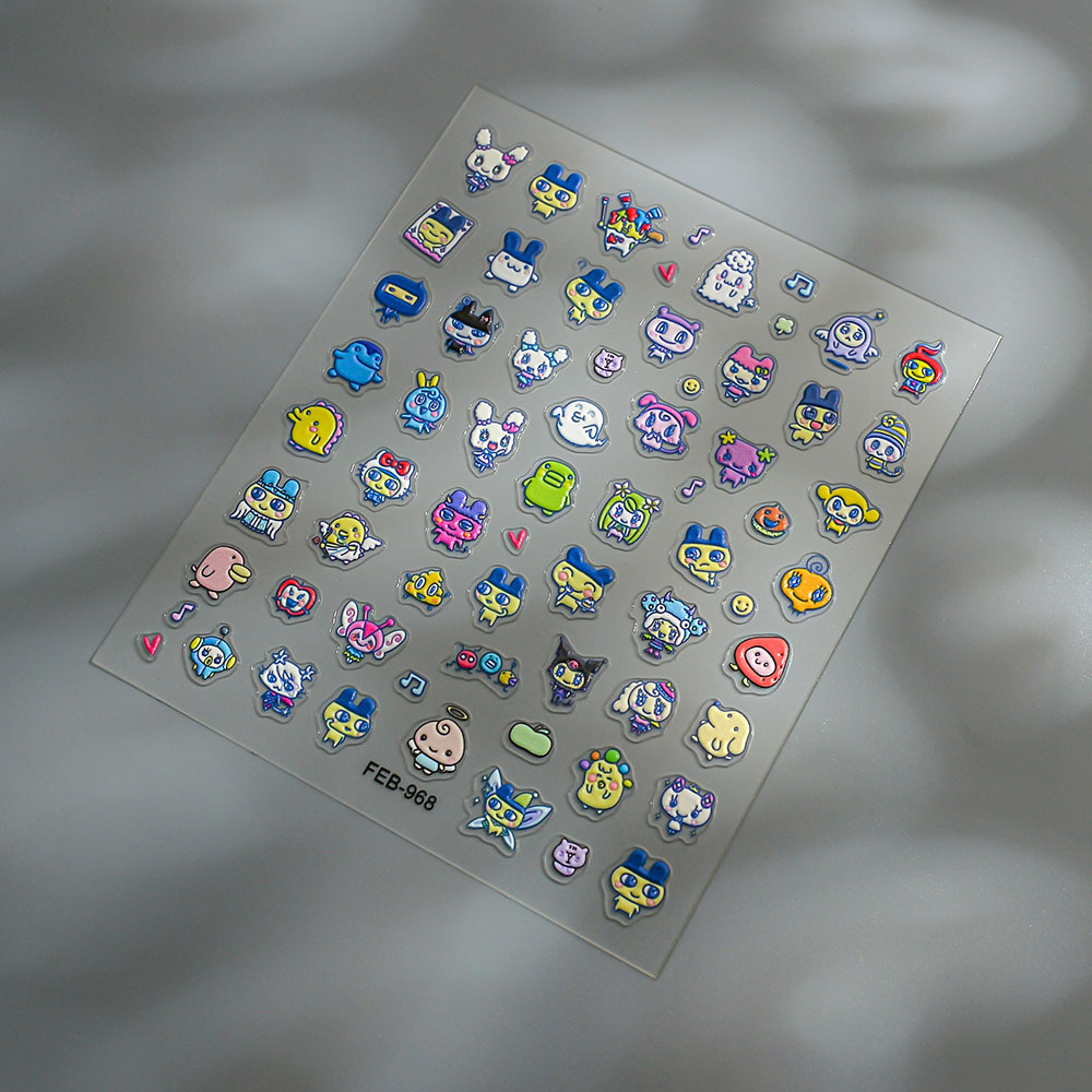 ملصقات أظافر تاماغوتشي ماميتشي - مراجعة Bandai Model Tamagotchi وسعره