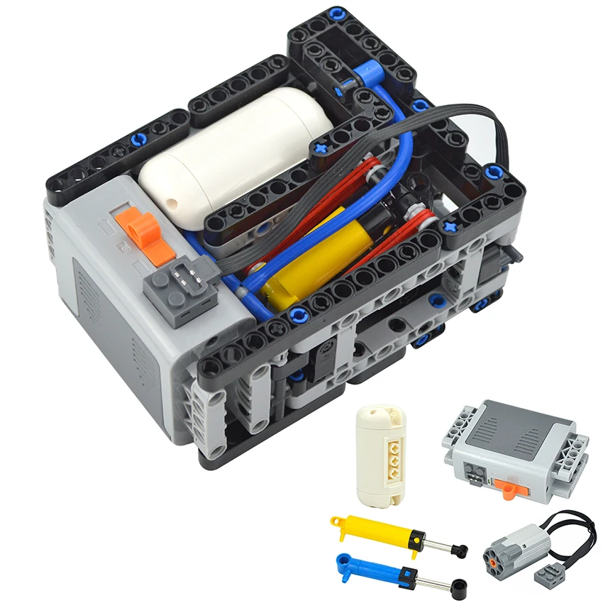 وحدات بناء ضاغط كهربائي أوتوما - مراجعة Lego Set Technic وسعره